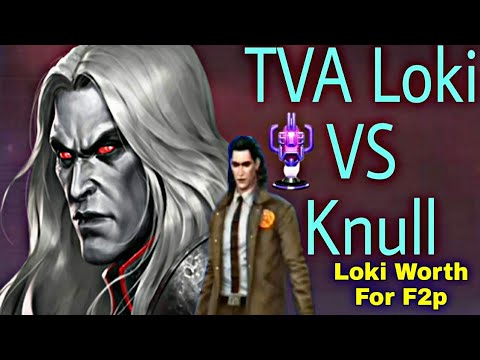 Loki TVA Uniform Review And Knull Test With Rage | 2% Pierce Damage - Marvel Future Fight
