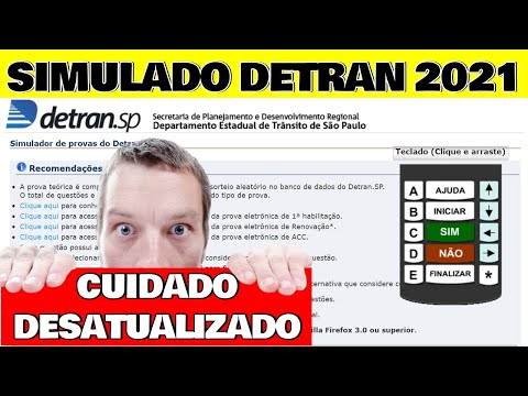 DETRAN SIMULATION QUESTIONS 2021 - Most frequently asked questions on the TEST - HOW TO PASS THE ...