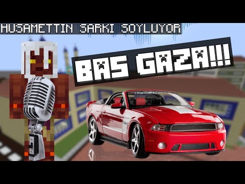 HUSAMETTIN SINGS BAS GAZA SONG AND DANCES BAS GAZA SONG minecraft version