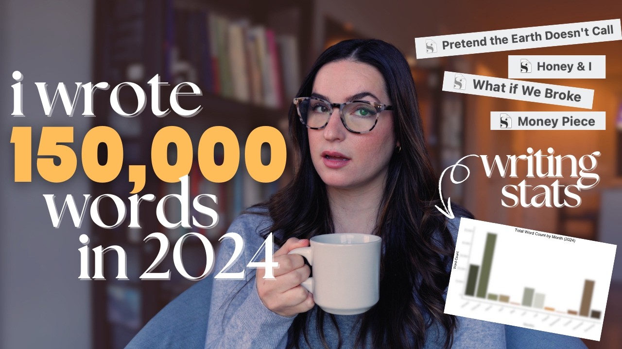a year of writing 📝 || how much i wrote in 2024 and my 2025 goals