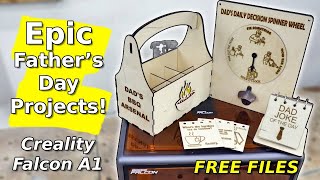 3 Hilarious Father’s Day Laser Projects (FREE Files Included!) Creality Falcon A1