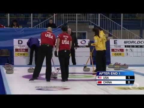 CURLING: USA-CHN World Mixed Doubles Chp 2014 - HIGHLIGHTS