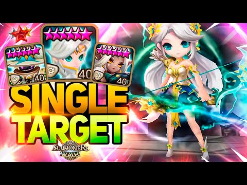 He Picks ONLY TWO LIGHT NUKERS for his G1 Team - Summoners War