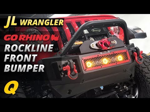 Go Rhino Rockline Stubby Front Bumper Review for Jeep Wrangler JL
