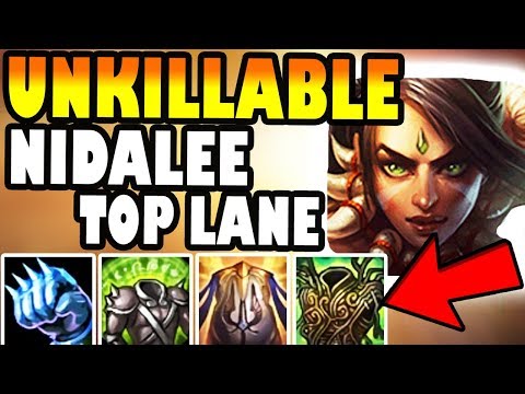 FULL TANK NIDALEE TOP! PREPPING FOR SEASON 9! - League of Legends