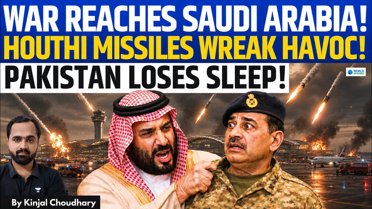 US-IRAN WAR EXPANDS - SAUDI & HOUTHIS Bomb Each Other's Airport! Pakistan Getting Trapped! Kinjal
