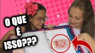 MINHA MÃE REAGINDO AO MEU MATERIAL ESCOLAR DEPOIS DA VOLTA ÀS AULAS