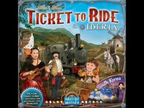 Dad vs Daughter - Ticket to Ride Map Collection 8: Iberia & South Korea