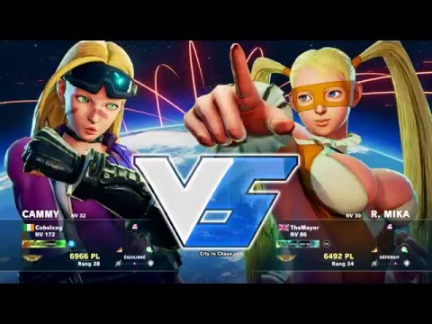 Cobelcog ( Cammy ) VS TheMayor ( R.Mika ) HD 1080p - Street Fighter 5