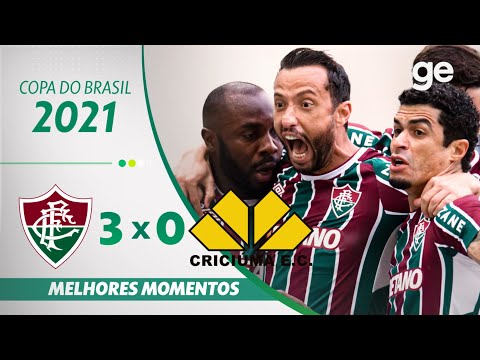 Gols e lances de Fluminense x Criciúma