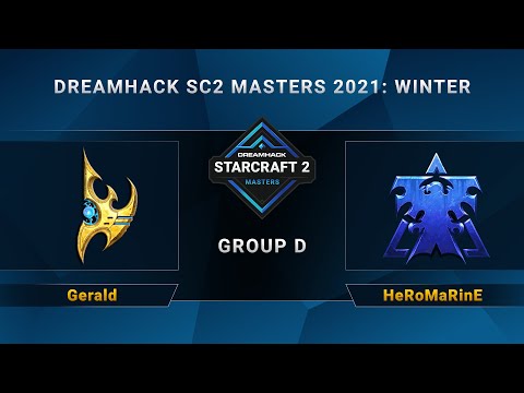SC2 - Gerald vs. HeRoMaRinE - Group D - DreamHack SC2 Masters 2021 Winter - EU