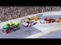 Stop Motion NASCAR: Joey and Denny tangle as Truex Jr. dominates Martinsville