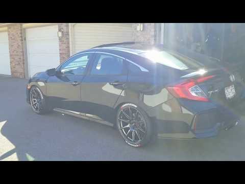 D2 Racing springs on Civic Si 10th Gen. Walk Around.