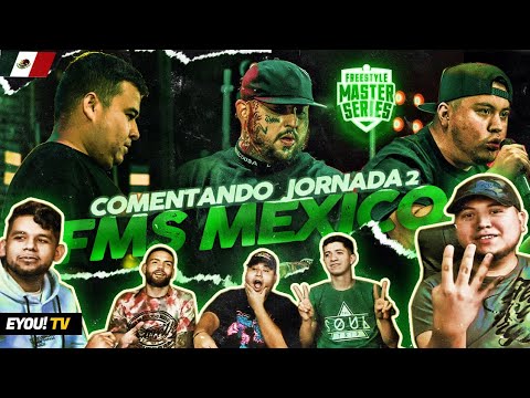 COMENTANDO LA JORNADA 2 de FMS MÉXICO - con Jony Beltrán, Yoiker, Skiper, Garza & Tess La
