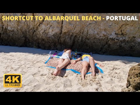 4K Setubal Beach Walk 🏖️☀️- The Best Shortcut to Praia de Albarquel, Portugal 2022