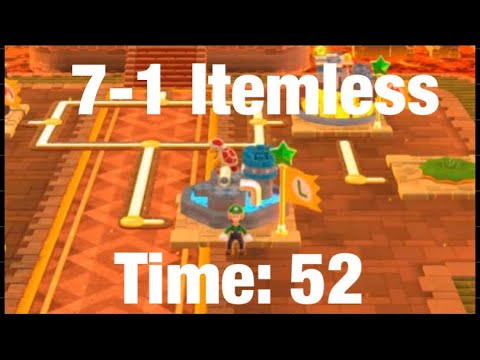 7-1 Itemless Speedrun: Super Mario 3d World