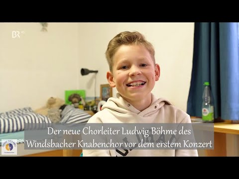 Der neue Chorleiter Ludwig Böhme des Windsbacher Knabenchor vor dem erstem Konzert