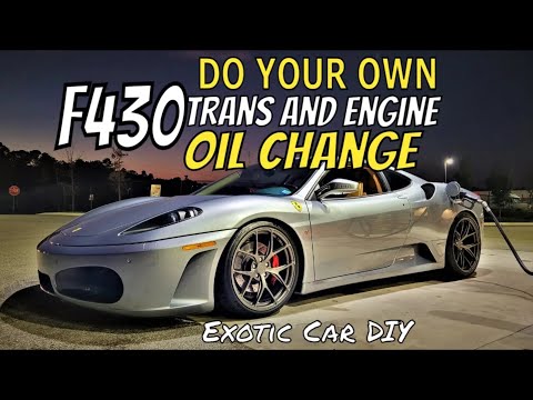 Ferrari ~DIY~  F430 Engine and Gear Oil Change!
