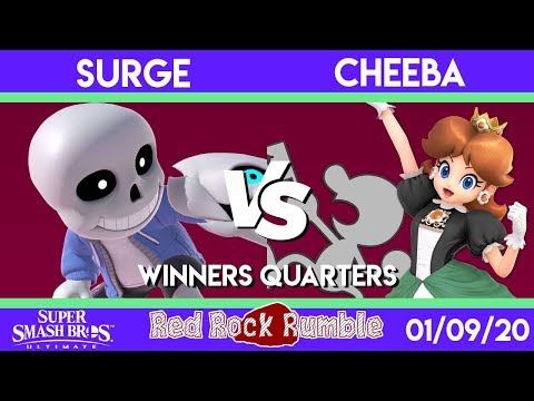 Red Rock Rumble #54 - Surge (Mii Gunner) VS. Cheeba (G&W, Daisy) - Winners Quarters - Smash Ultimate