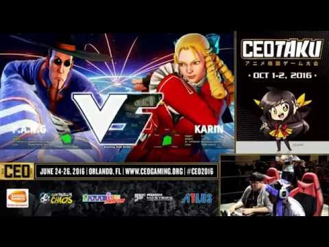 CEO2016 SFV RUMBLE - SONIC FOX vs EG JUSTIN WONG