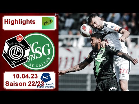 Highlights: FC Lugano vs FC St.Gallen (10.04.2023)
