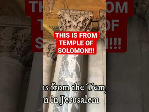 THIS IS FROM TEMPLE OF SOLOMON!!! #shorts #history #learning #italy #jesus #bible #facts #art #wow