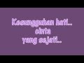 Afgan feat Rossa - Kamu Yang Kutunggu ( Lirik )