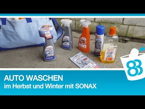 Auto waschen im Herbst und Winter | Sonax Autopflege Produkte Test | Auto richtig waschen by 83metoo