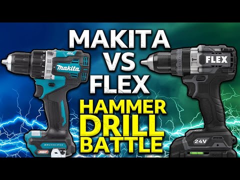 Makita Hammer Drill vs Flex Hammer Drill | Power Tool H2H!