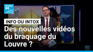 Download the video "Des nouvelles vidéos du braquage du Louvre ? Non, c’est l’IA • FRANCE 24"