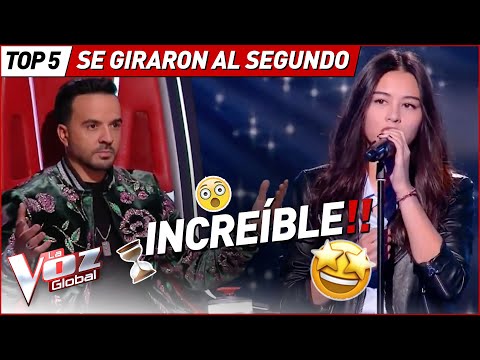 Al escuchar sus voces GIRARON INMEDIATAMENTE en La Voz por estos talents