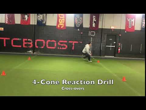 4-Cone Reaction Drill (Crossovers)