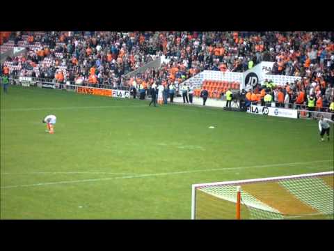 Blackpool v Everton.Keith Southern's Halftime Presentation