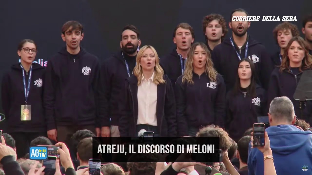 Atreju, il discorso di Meloni