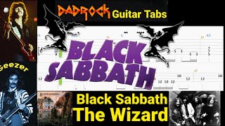 The Wizard - Black Sabbath - Guitar + Bass TABS Lesson