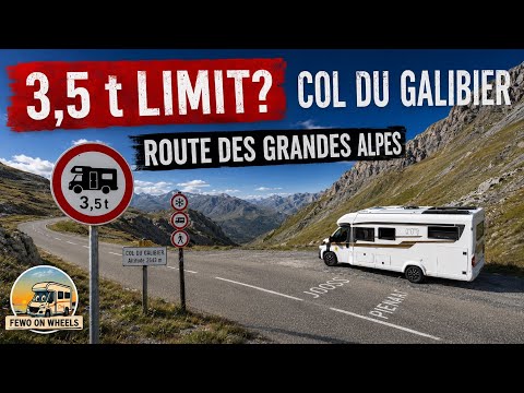 Col du Lautaret und Col du Galibier Route des Grandes Alpes Video