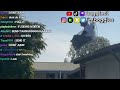 Streamer Goes Off The Roof In Shopping Cart