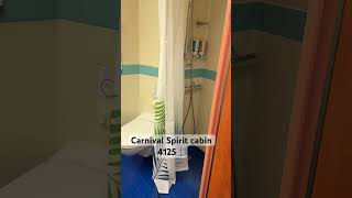 Carnival Spirit 4225 obstructed inside interior cabin.￼