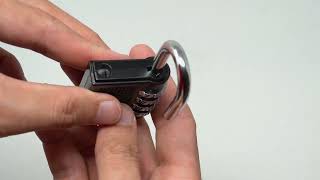 How to change lock combination for Dapetz ® 4-Digit Combination Padlock - DP01052