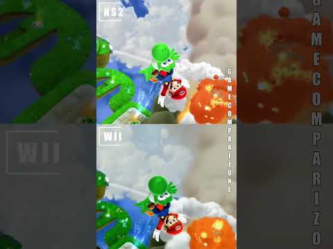 Super Mario Galaxy 2 Switch 2 vs Wii