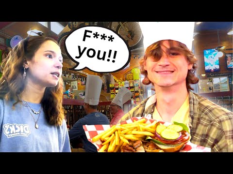 Eating at America's RUDEST Restaurant - Dick's Last Resort in Myrtle Beach