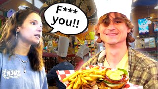 Eating at America's RUDEST Restaurant - Dick's Last Resort in Myrtle Beach