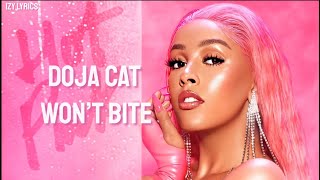 Doja Cat - Won’t Bite (Lyrics)