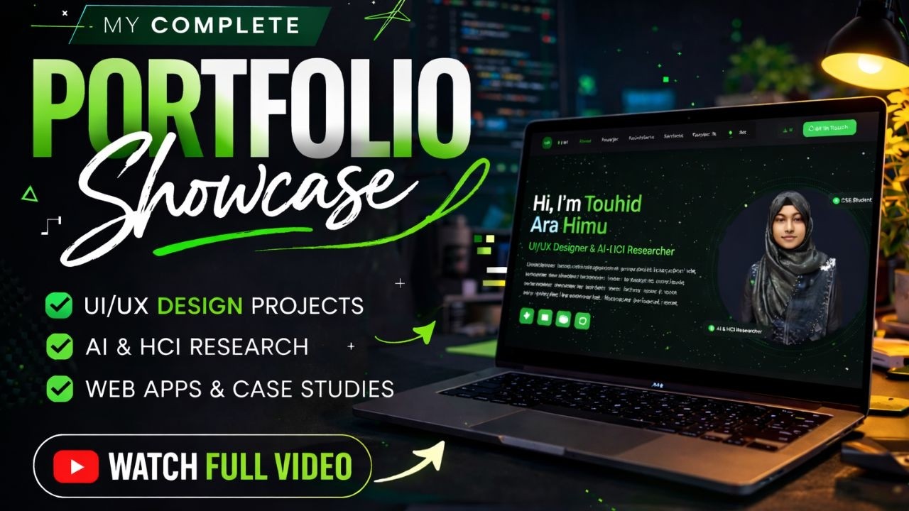 How I Built My Job-Winning Portfolio 2026 |  UI/UX + React  Js Developer Portfolio 2026