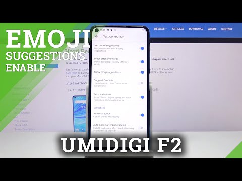 How to Show Emoji Suggestions in UMIDIGI F2 – Predictive Emoji Feature