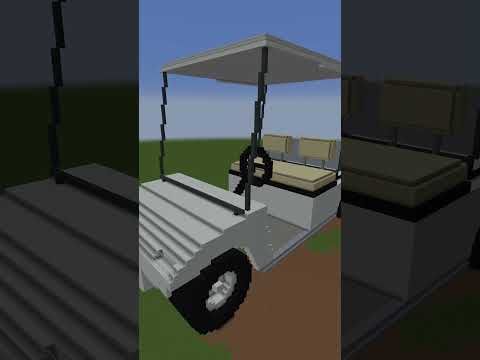 UNBELIEVABLE Minecraft Golf Cart Build