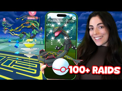 I Did 100+ Mega Rayquaza Raids & THIS Is What I Got..(Pokémon GO)
