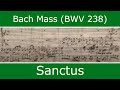 Bach's own score - Sanctus in D major (chorus ...
