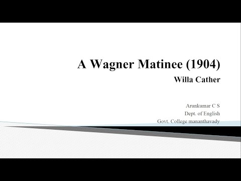 A Wagner Matinee (1904)