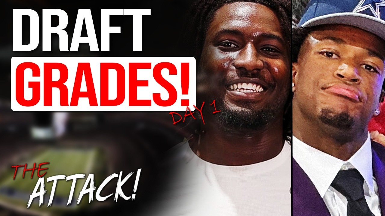 Attack! on Cowboys & Cowboys Connect GRADE Dallas Cowboys Day 1 of NFL Draft! (Caleb Downs, Malachi)